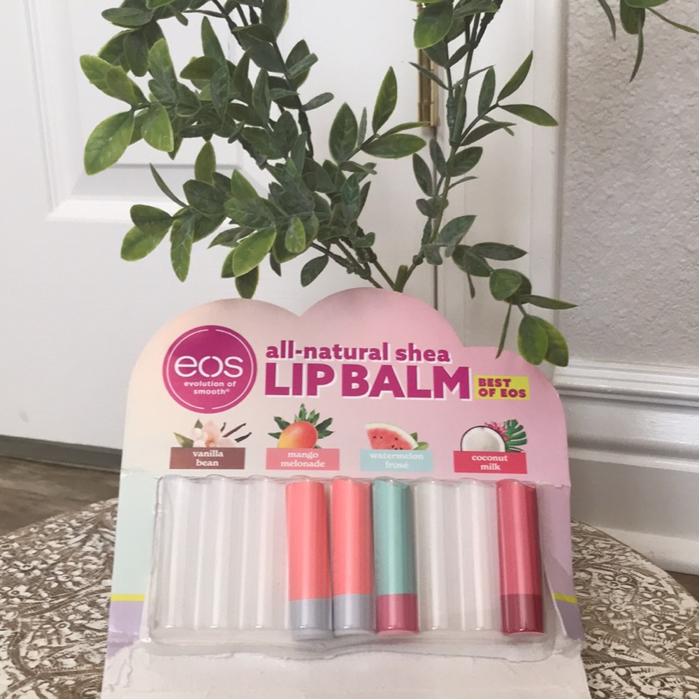 Eos Lip Balm NEW Chapstick with Shea Mango Watermelon Coconut